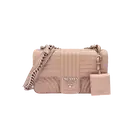 Prada Medium Diagram Leather Shoulder Bag Beige