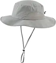 [Home Prefer] UPF50+ Mens Sun Hat Wide Brim Fishing Hat Womens Safari Bucket Hat