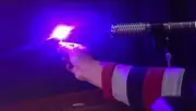 High Power Blue Burning Laser Light Pointer 50000mw 450nm Power Adjust Function