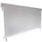 Outdoor Roller Blind in Cream or Pearl Grey Sun Filter with Aluminium HOOD
