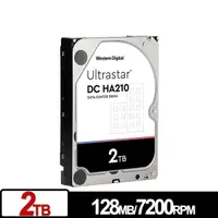 在飛比找Yahoo奇摩購物中心優惠-WD Ultrastar DC HA210 2TB 3.5吋