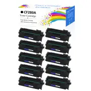 10PK CF280A Toner Cartridge Fit for HP LaserJet Pro400 MFP M425dn M425dw M401dne
