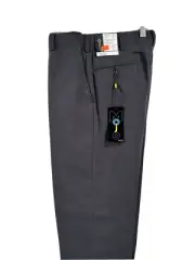 Mojo Boys Charcoal Gray Dress Pants Flat Front Polyester Sizes 27" - 28" Waist