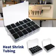 446/568Pcs Heat Shrink Tubing Kit 7 Sizes Industrial Heat Shrink Wrap guCei