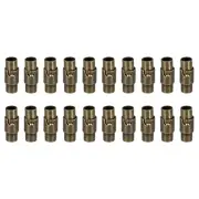 Leather Cord End Clasp, 20Pcs 4mm Hole Clasps Jewelry Making, Bronze