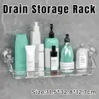 Wall Rack Kitchen Shower Shelf Organiser Storage Bathroom Caddy Self Adhesive AU