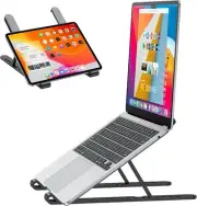 Laptop Stand for Desk, Portable Computer Stand for Laptop Adjustable Laptop