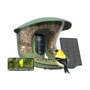 2 Smart Bird Feeder with Camera, Dual-Lens, Solar-Powered, Wireless Installat...