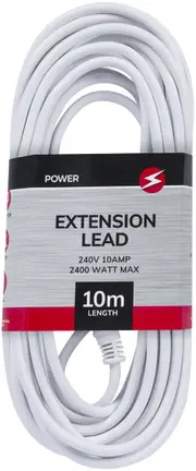 10m Power Extension Lead