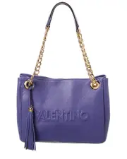Valentino by Mario Valentino Luisa Embossed Leather Shoulder Bag