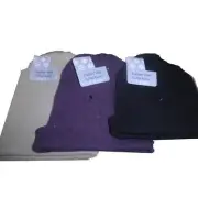 3-PK Old east Main Co., Ladies, One-Size, Cuffed Beanie Caps, Blended Materials