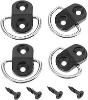 HOLIDYOYO 2 Sets Heavy Duty Cargo Net Hooks Effortless Installation Tie Down Anchors for Cars Trucks Trailers Reliable Anchoring for Secure Storage