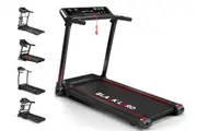 BLACK LORD Electric Treadmill Walking Pad Incline Run Machine