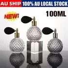 100ML Portable Vintage Crystal Glass Perfume Bottle With Atomizer Empty Bottles