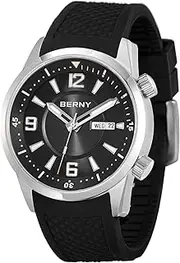 [BERNY] Diver Watch for Men Automatic Mechanical Wristwatch 20ATM Waterproof Sapphire Crystal Super Luminous Male Watches