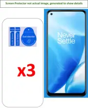 3x OnePlus Nord N200 5G Screen Protector w/ cloth and installation stickers