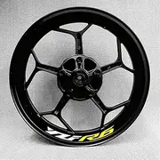 for YZF R6 Motorcycle Logo 17 Inch Inner and Outer Wheel Hub Decal Decorative Rim Waterproof High Reflective Sticker (Color : R623)