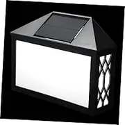 KALLORY 1Set Solar House Number Lamp Professional LED Lighting Outdoor Sign Design with Number Stickers for Home Address Visibility at Night