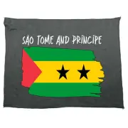 Sao Tome And Principe Country Flag Tea Towel cleaning cloth Dish Kitchen Gift