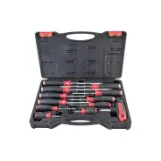 12 Pcs of PK Tool Phillips & Blade Screwdriver Set with 1/4" Dr Ratchet Handle