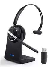 Bluetooth Headset, Wireless Headset with Microphone for PC, V5.2 Computer