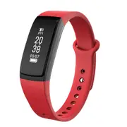 B13 0.86 OLED Heart Rate Blood Pressure Monitor Pedometer Smart Bracelet RED COLOR