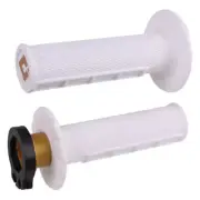 Odi V2 Half Waffle MX Lock-On Grips White - Soft Compound For KTM 250 SX 1996-22