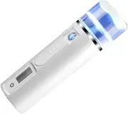Beavorty Face Mist Machine Face Sprayer Mist Sprayer Portable Clothes Steamer Face Mist Spray Bottle Cool Mister Sprayer Portable Steamer Skin Care Moisturizing Moisture Cream White