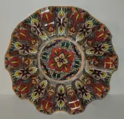 Prepara Taco Carousel Taco Tray Platter Festive Floral Design 12" Wide Holds 10!