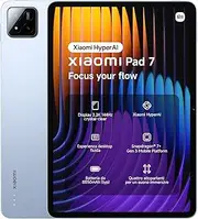 Xiaomi Pad 7 Tablet, 11.2 inch, 3.2K (Snapdragon 7+ Gen 3, 8GB RAM, 128GB ROM, 4 Speakers, WiFi 6E, Battery 8850mAh, Charger Not Included) Blue (ES Version)