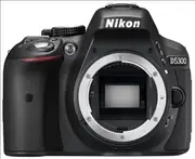 Nikon D5300 24.2MP Digital SLR Camera - Black