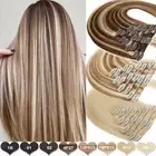 CLEARANCE Clip In 100% Real Human Remy Hair Extensions Full Head Weft Highlight