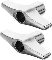 WESIEVYA 2pcs Drum Keys Tuning Wrench Tool Compact Percussion Hardware Accessory for Conventional and Marching Drums Durable Shaped Design for Easy Use and Storage