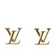 Louis Vuitton LV ICONIC LOGO 金屬耳環（金色）_廠商直送