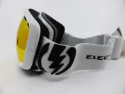 Electric EGB2S Snow Goggles Gloss White- Bronze/Red Chrome +Yellow Lens Hardcase
