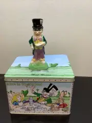 John Beswick Alice In Wonderland Disney Figurine Tin Rare Mad Hatter NEW