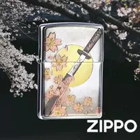 在飛比找momo購物網優惠-【Zippo官方直營】日本傳統風格-武士刀防風打火機(美國防