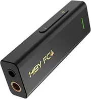 HiBy FC4 Portable Headphone amp dac mqa dongle USB dac high Driving Power MQA 16X PCM 768kHz DSD 256 Native for Android/iOS/Mac/Windows.