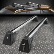 FOR 09-15 BMW X1 PAIR OE ALUMINUM BOLT-ON ROOF RACK RAIL CROSS BAR W/LOCK+KEY