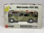 Bburago Green Mercedes Benz 450 SEL 1:24 Diecast, HAT Hobbies & Toys 122 RARE!