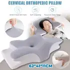 Memory Foam Cervical Pillow Anti Snore Release Pain Back Neck Support 62*41CM OZ