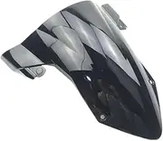 jiningxunjun Motorcycle Accessories Screen Windshield WindScreen Double Bubble Suitable Compatible with S1000RR S1000RR 2019-2022 S1000 RR 2019-2022(Black)