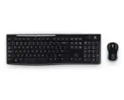Logitech MK270R Wireless Keyboard and Mouse Combo 2.4GHz Wireless Compact Long B