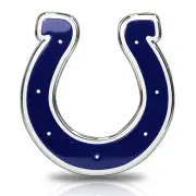 NFL Indianapolis Colts Aluminum Color Auto Emblem