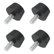 4Pcs Rubber Shock Absorber Mounts, Vibration Isolators with M8 x 20mm Studs
