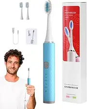 Rechargeable Electric Toothbrush,Waterproof Power Toothbrush Electronic Toothbrush - Lightweight Rechargeable Electric Powered Toothbrush Soft Bristle Electric Toothbrush