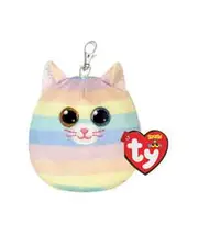 TY Squish A Boo Mini Clip Heather The Cat