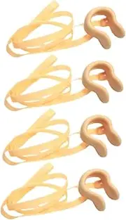 Swimming Nose Clip Set 4pcs Latex Nose Clamp Replaceable Nose Clips Sturdy Wire Nose Clip Nose Accessories