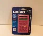 CASIO FX-260 FX-260 Solar-PK Scientific Calculator, Pink, Solar Powered~Fraction