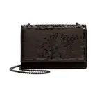 New Saint Laurent Monogram Kate Embellished So Black Crossbody